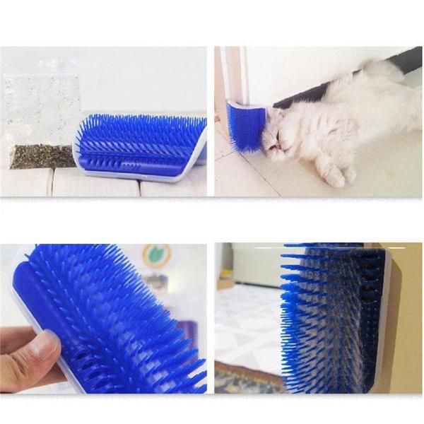 Cat Self-Grooming Brush + FREE Catnip