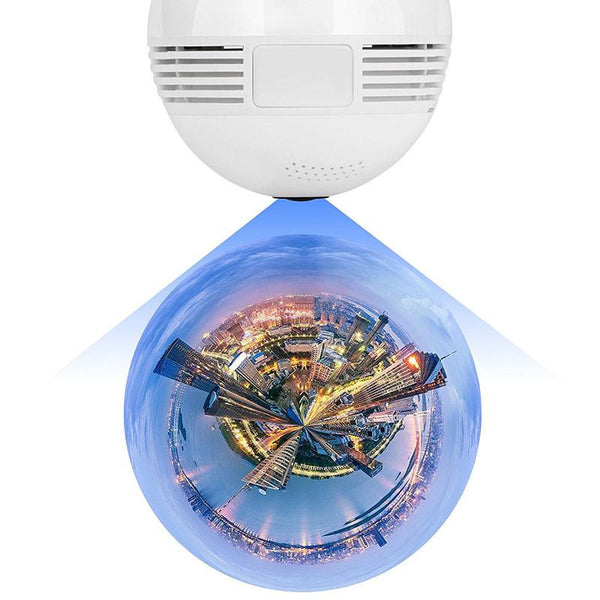 Amenitee™ AM-401 Fisheye Lens 360° Wi-Fi Globe Panoramic HD IP CAM