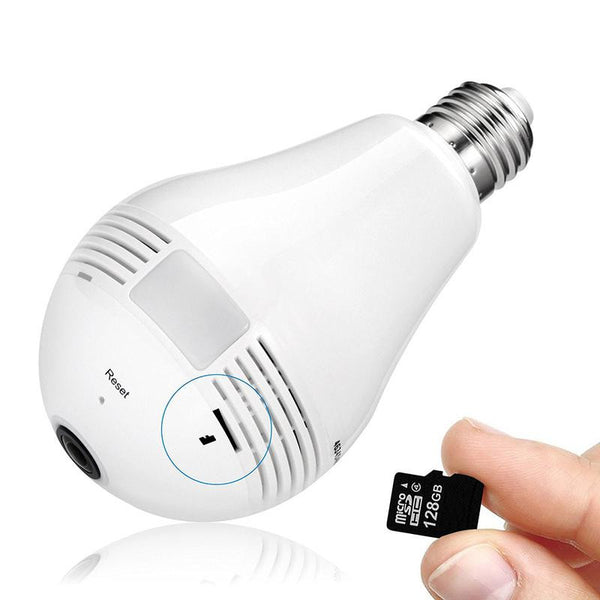 Amenitee™ AM-401 Fisheye Lens 360° Wi-Fi Globe Panoramic HD IP CAM