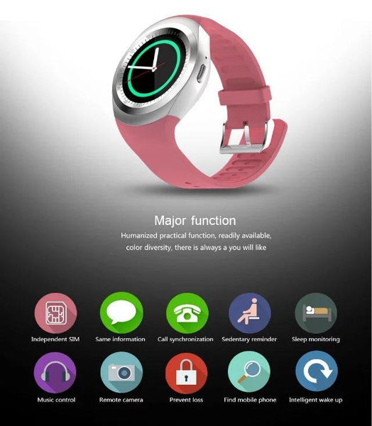 Y1 Smart Watch with Micro SIM card