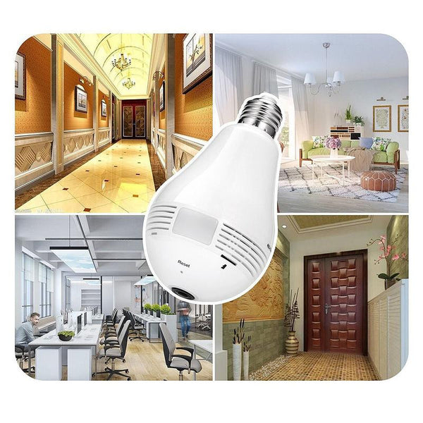 Amenitee™ AM-401 Fisheye Lens 360° Wi-Fi Globe Panoramic HD IP CAM