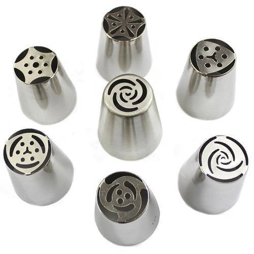7 Pcs-Russian Tulip Icing Nozzle Set