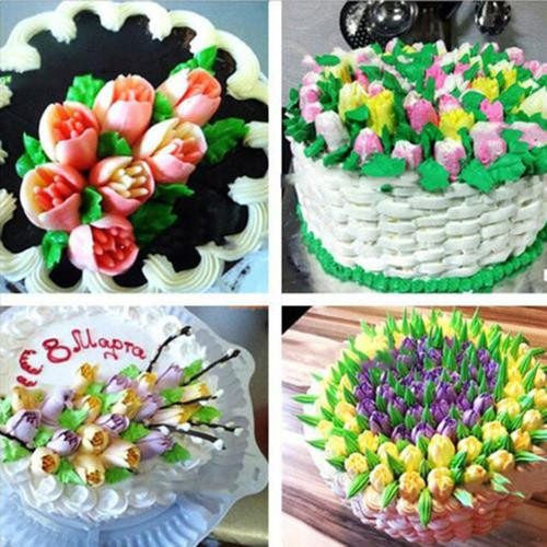 7 Pcs-Russian Tulip Icing Nozzle Set