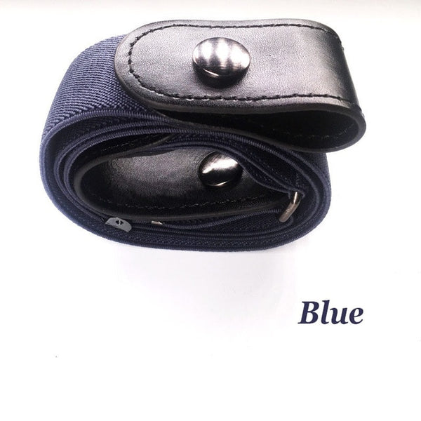 Buckle-Free Elastic Belt For Jean Pants Dresses No Buckle Stretch Elastic Waist Belt