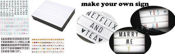 Letter Lightbox
