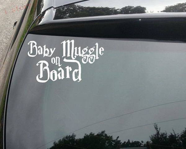 Baby Muggle On Board Car Decal Sticker
