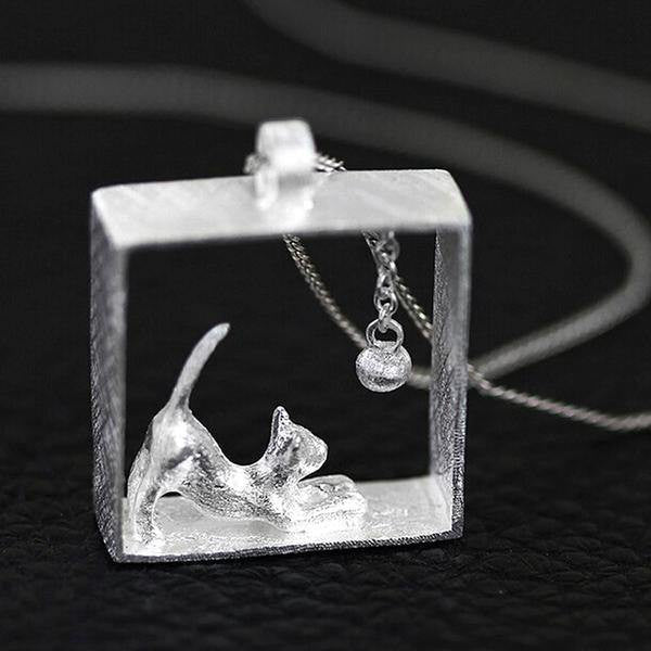 CattyBox™- Cat In The Box Necklace