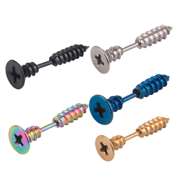 Screw Stud Earrings   Chasecent