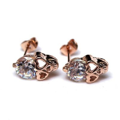 Fashion - Skull Stud Earrings