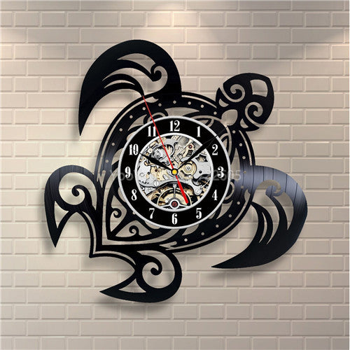 Home Decor - 3D Animal Wall Clock Vinyl