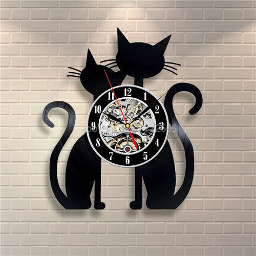 Home Decor - 3D Animal Wall Clock Vinyl