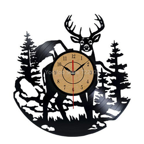 Home Decor - 3D Animal Wall Clock Vinyl