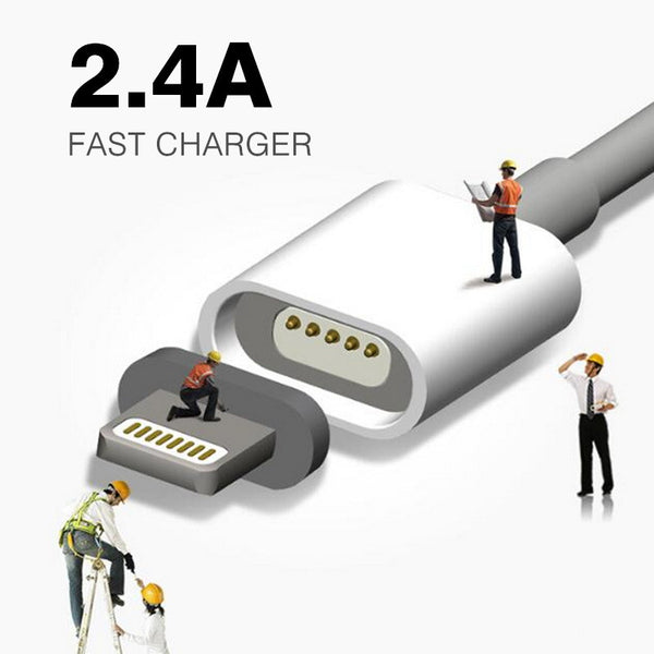 Magnetic Fast Charge Cable- IPhone And Android