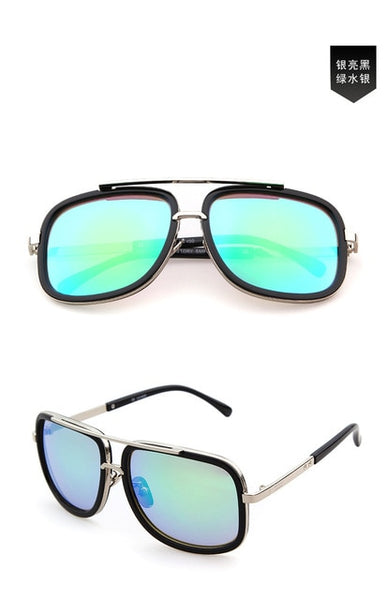 New Brand Square Big Frame Fashion Sunglasses Men Oversized Gold Glasses for Women Driving Retro Sun Glasses Oculos de sol