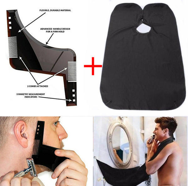 Beard Apron + Shaper Combo