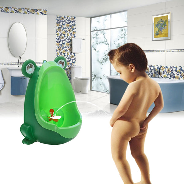 New Arrival Baby Boy Potty Toilet Training Frog Children Stand Vertical Urinal Boys Penico Pee Infant Toddler Wall-Mounted