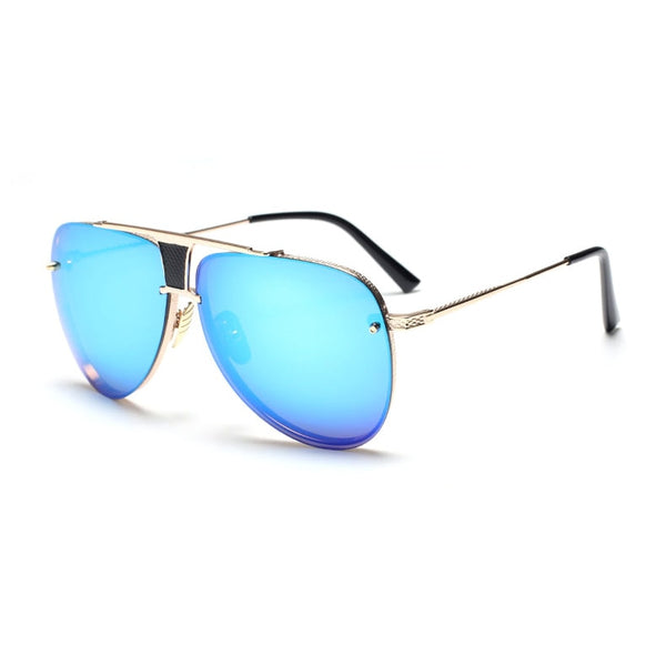 Men or women Brand Designer Sunglasses Original FeMale Lady UV400 Mirror Kim Kardashian Sun Glasses Full Metal 2016 New Fashion