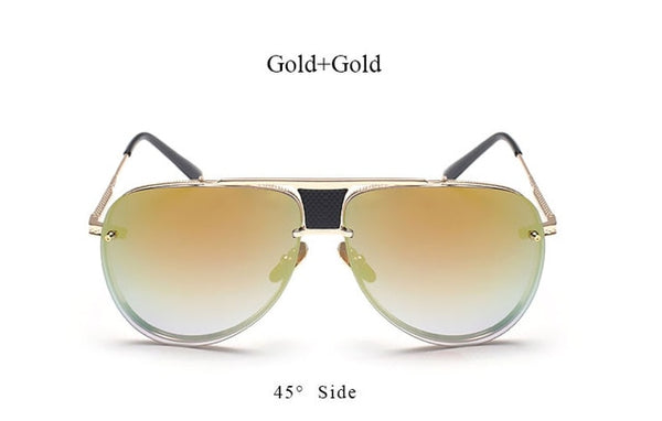Men or women Brand Designer Sunglasses Original FeMale Lady UV400 Mirror Kim Kardashian Sun Glasses Full Metal 2016 New Fashion