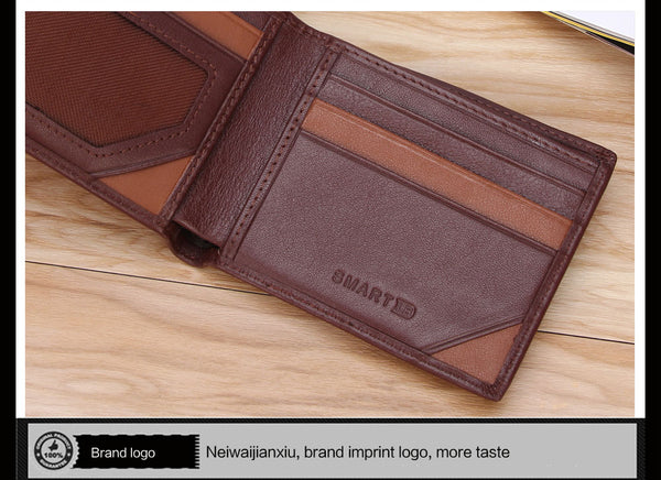 Modoker Smart Wallet Genuine Leather with alarm GPS Map, Bluetooth Alarm Men Purse, Black