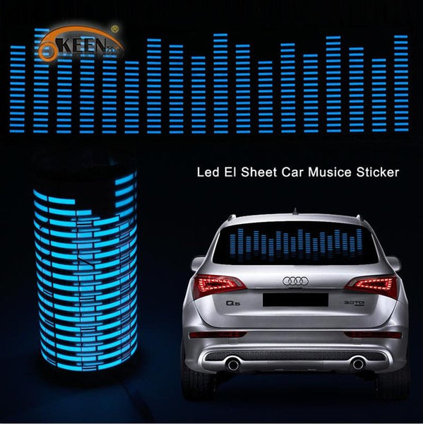 LED Car Window Equalizer