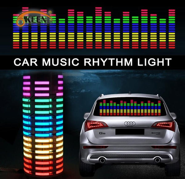 LED Car Window Equalizer
