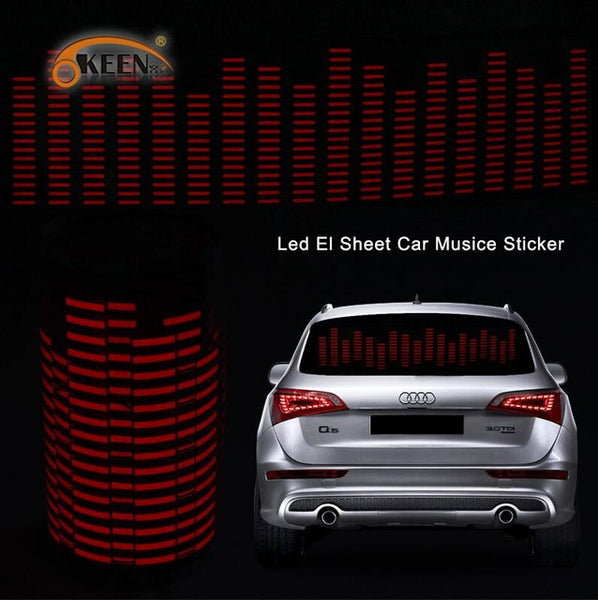 LED Car Window Equalizer