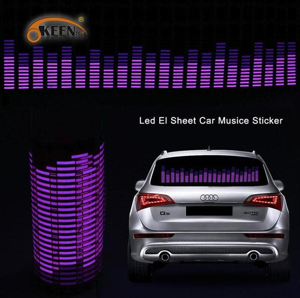LED Car Window Equalizer