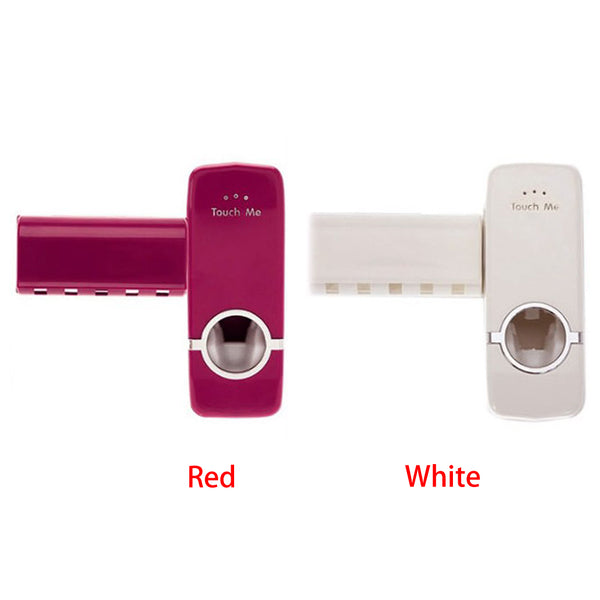 High Quality Bathroom Sets New Automatic Toothpaste Dispenser Toothbrush Holder Set