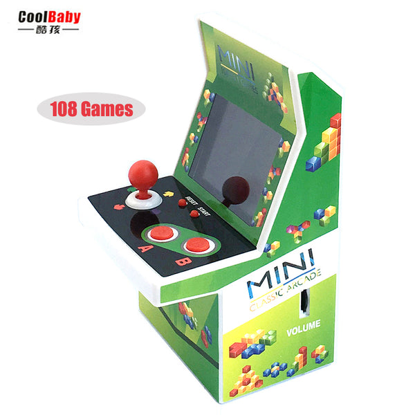Mini Portable Arcade Joystick Game Machine Built-in 108 Video Games Classical Retro Style Gaming Console Handheld for NES Gifts