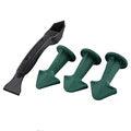 Caulking Tool Kit & Silicone Scraper Tool Kit , 3 in 1 Silicone Sealant Replace & Removal Tool Kit With 5 Size of Exchangeable