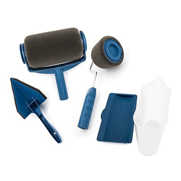 NEW Paint Runner Pro Roller Brush Handle Tool Flocked Edger Office Room Wall Painting Home Garden Tool Roller Paint Brush Set