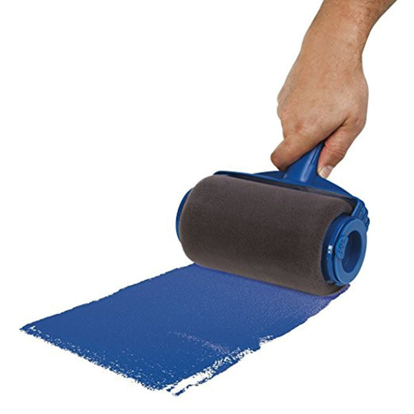 NEW Paint Runner Pro Roller Brush Handle Tool Flocked Edger Office Room Wall Painting Home Garden Tool Roller Paint Brush Set