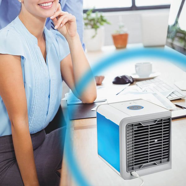 2019 Air Cooler Fan Air Personal Space Cooler Portable Mini Air Conditioner Device Home room Office Desk