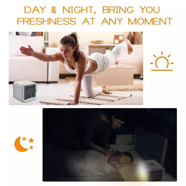 2019 Air Cooler Fan Air Personal Space Cooler Portable Mini Air Conditioner Device Home room Office Desk