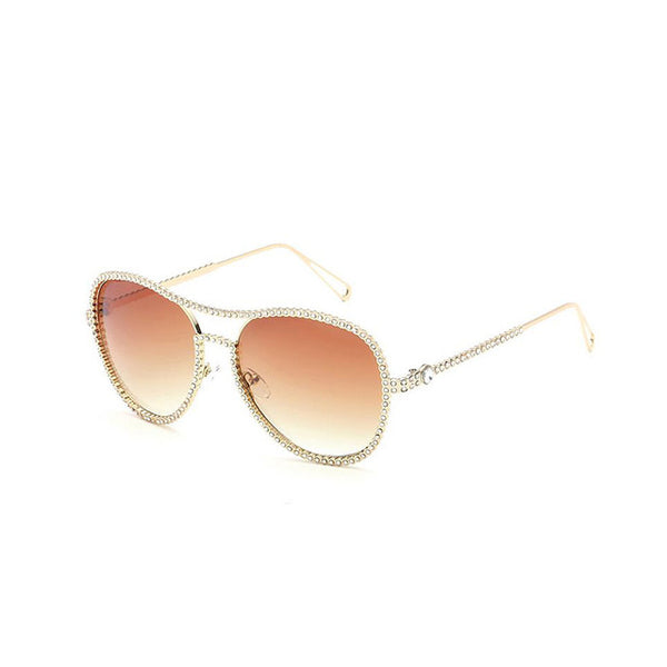 KEHU Lady Fashion Glasses Full Body Diamond Frame Legs Unique High Quality Alloy Frame Glasses Clear Lens K9531
