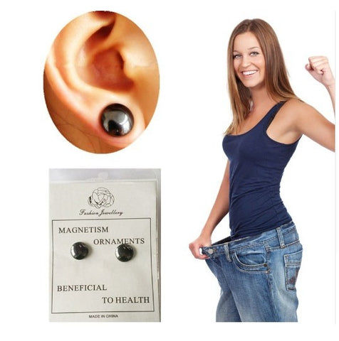 Magnetic Slimming Earrings Lose Weight Magnetic Health Bio Magnetic Therapy Magnet In Ear Eyesight Slimming Patch