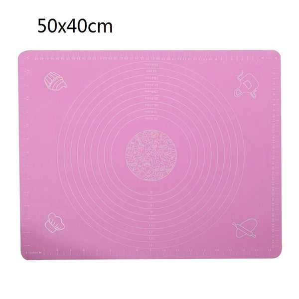 Ex-large Silicone Baking Mat for Oven Scale Rolling Dough Mat Fondant Pastry Mat Non-stick Bakeware Cooking Tools Four Sizes
