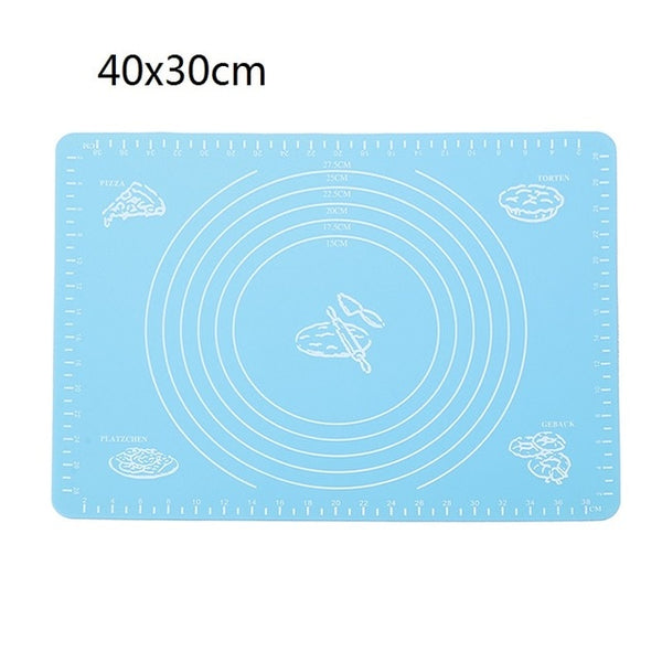 Ex-large Silicone Baking Mat for Oven Scale Rolling Dough Mat Fondant Pastry Mat Non-stick Bakeware Cooking Tools Four Sizes