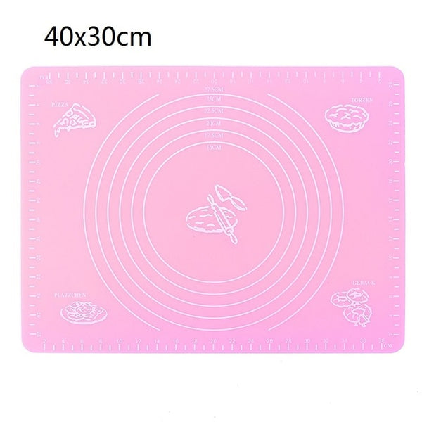 Ex-large Silicone Baking Mat for Oven Scale Rolling Dough Mat Fondant Pastry Mat Non-stick Bakeware Cooking Tools Four Sizes