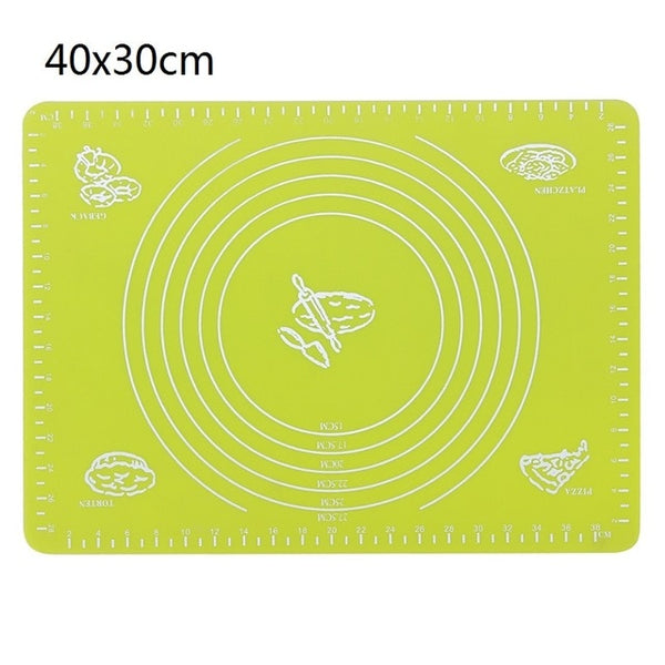 Ex-large Silicone Baking Mat for Oven Scale Rolling Dough Mat Fondant Pastry Mat Non-stick Bakeware Cooking Tools Four Sizes