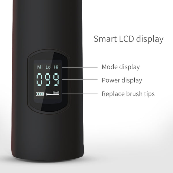 HERE-MEGA Intelligent LCD Sonic Electric Toothbrush Maglev Induction Third Gear Adjustment Intelligent Whitening Toothbrush 608
