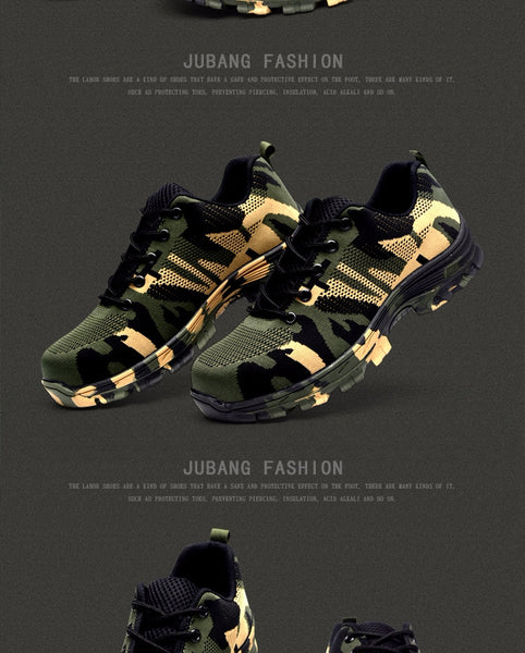 Smash and piercing safety protective shoes men shoes