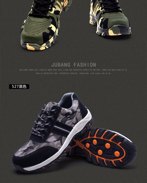 Smash and piercing safety protective shoes men shoes