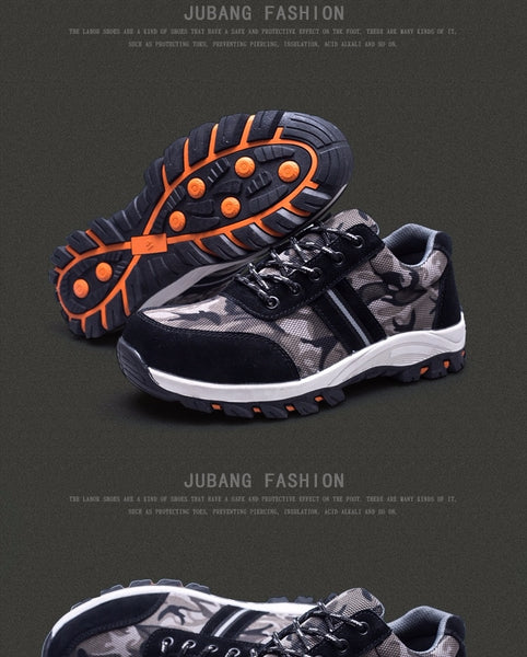 Smash and piercing safety protective shoes men shoes