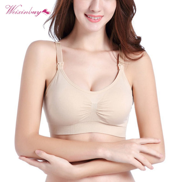 Maternity Bra Cotton Bra For Nursing Push Up Hands Free Breast Pump Maternity Breast Feeding Bra Underwear Hot