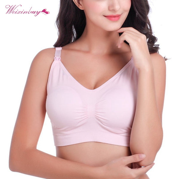 Maternity Bra Cotton Bra For Nursing Push Up Hands Free Breast Pump Maternity Breast Feeding Bra Underwear Hot