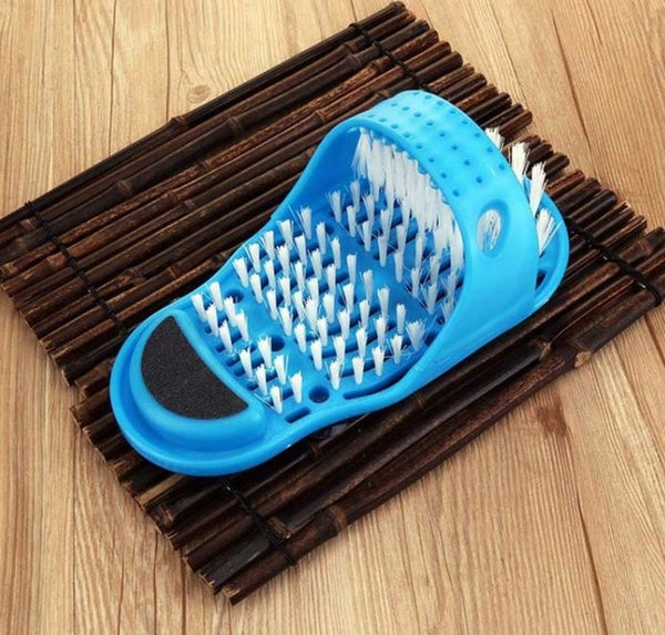 28cm*14cm*10cm Plastic Bath Shoe Shower Brush Massager Slippers Bath Shoes Brush  Foot Scrubber Brushes