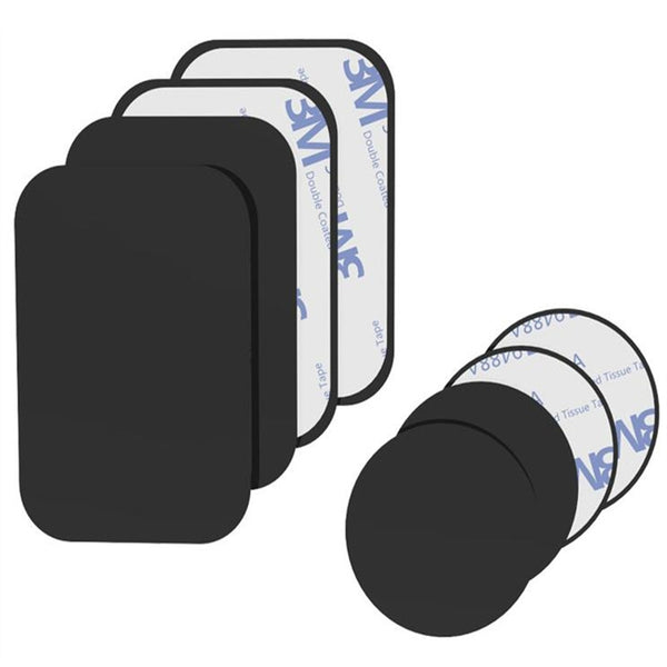 Metal Plate Kit With Adhesive for Magnetic Car Mount Phone Holder Magnet Mobile Stand