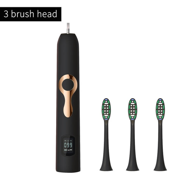 HERE-MEGA Intelligent LCD Sonic Electric Toothbrush Maglev Induction Third Gear Adjustment Intelligent Whitening Toothbrush 608