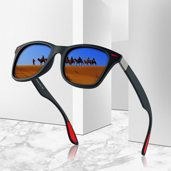 BRAND DESIGN Classic Polarized Sunglasses Men Women Driving Square Frame Sun Glasses Male Goggle UV400 Gafas De Sol
